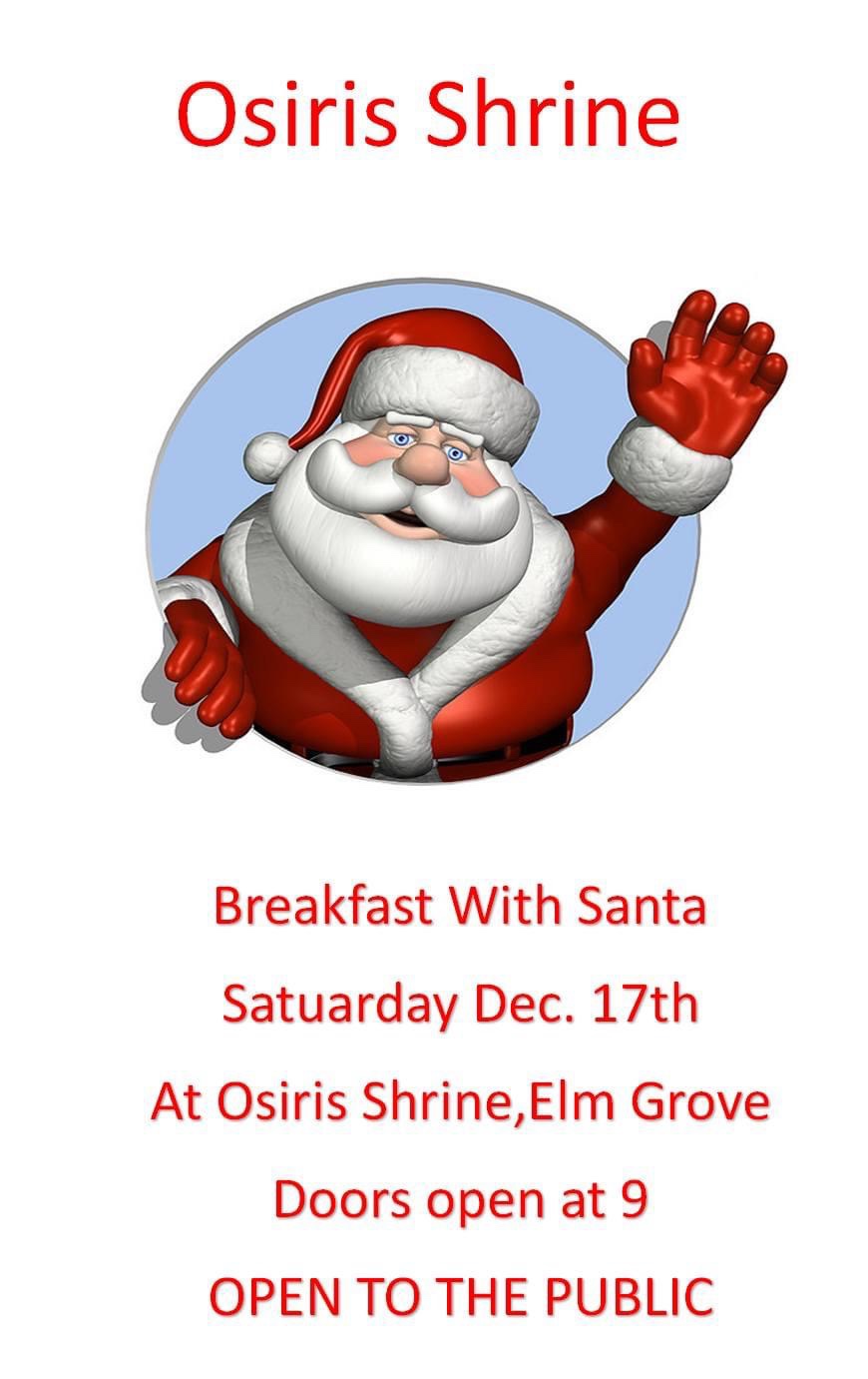 Breakfast with Santa Osiris Shriners